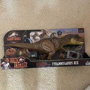 Mattel Dino Escape Tyrannosaurus Rex - Green and Brown
